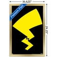 thumbnail image 3 of Pokemon - Pikachu Minimalist Tail Wall Poster, 14.725" x 22.375" Framed, 3 of 5