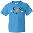 thumbnail image 3 of Inktastic Snowman Head, Snowman Face, Carrot Nose Youth T-Shirt, 3 of 5
