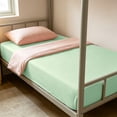 thumbnail image 6 of NWOKYZGH 1Pc Soft Breathable Bottom Sheet, 47"x78" Deep Pockets Fitted Sheet, All Around Stretch Fit, Wrinkle Resistant, Colorfast, Easy Care, 6 of 6