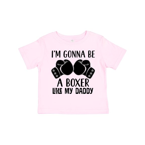 Inktastic Boxer Like Daddy Boxing Boys or Girls Toddler T-Shirt