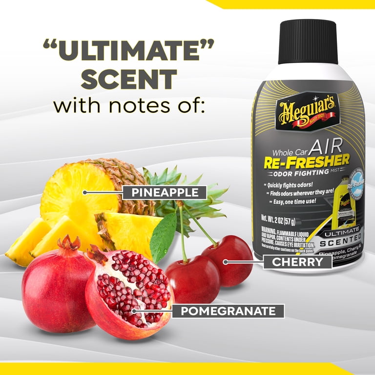 Meguiar's Whole Car Air Re-Fresher Ultimate Scent 2oz Automotive