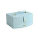 thumbnail image 1 of Minnieouse Caja de joyería Cajas portátiles Moda clásica Estuche exquisito Organizador de maquillaje DIY para anillos Pendiente Crema Mujer Hogar Ropa, zapatos y accesorios Miscelánea Azul Minnieouse AP016748-01, 1 of 6