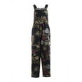 thumbnail image 4 of Women Floral Print Jumpsuit Loose Bib Overalls Casual Baggy Bib Pants Boho Wide Leg Suspender Pants with Pockets, 4 of 7