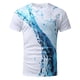thumbnail image 5 of Camiseta de manga corta con cuello redondo para hombre, informal, deportiva, a la moda, para la playa Pompotops oipoqjl33711, 5 of 6