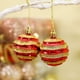 thumbnail image 2 of Juego de 6 bolas de Navidad de 6 cm con purpurina blanca y roja para colgar en el árbol de Navidad, adornos navideños para el hogar, 2 of 5