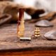 thumbnail image 2 of Juego de 3 porta cigarrillos de madera con interfaz de metal hechos a mano de madera natural porta cigarrillos regular reutilizable portátil, 2 of 5