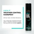thumbnail image 3 of L'Oreal Paris LOCK IT Weather Frizz Control Hairspray, for Normal Hair, 8.25 oz, 3 of 7