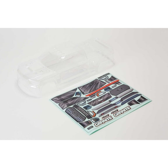 ARRMA Granite 4X4 Clear Body w/Decals And Window Masks ARA402308 Car/Truck  Bodies wings & Decals