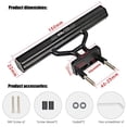 thumbnail image 2 of GLFILL Bike Bar Extension Handle Bar Bracket Handlebar Extender Lightweight and Sturdy Handlebar Extension Frame Enhance Your Ride Black, 2 of 7