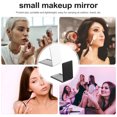 thumbnail image 4 of Miangastore 2Pcs Pocket Size Portable Foldable Handheld Compact Mirror Makeup Mirror, 4 of 9