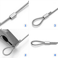 thumbnail image 4 of 1200PCS 1/16 Inch Cable Ferrule Set Aluminum Alloy Crimping Loop Sleeve for Wire Rope, 4 of 7