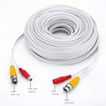 thumbnail image 4 of PwrON 150ft White BNC Video Power Wire Cord Replacement for LW1662MDW LW16122MW Camera Cable Lead, 4 of 6