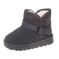 thumbnail image 1 of Snow Boots for Girls Boys Comfort Faux Fur Lined Non Slip Children Winter Booties, 1 of 1