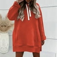 thumbnail image 5 of ZSQDM Hoodies Women Womens Oversized Hoodies Sweatshirts Fall Fashion 2025 Pullover Sweaters Winter Clothes Red Sweater Women Blending Sweatshirt （M）, 5 of 9
