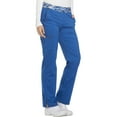 thumbnail image 3 of Dickies Essence Women Scrubs Pant, Mid Rise Tapered Leg Pull-on, Plus Size, DK140, 5XL, Royal, 3 of 7