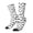 White, variant on Fish Bones Crew Socks for Men & Women, Breathable Casual Athletic Ankle Socks