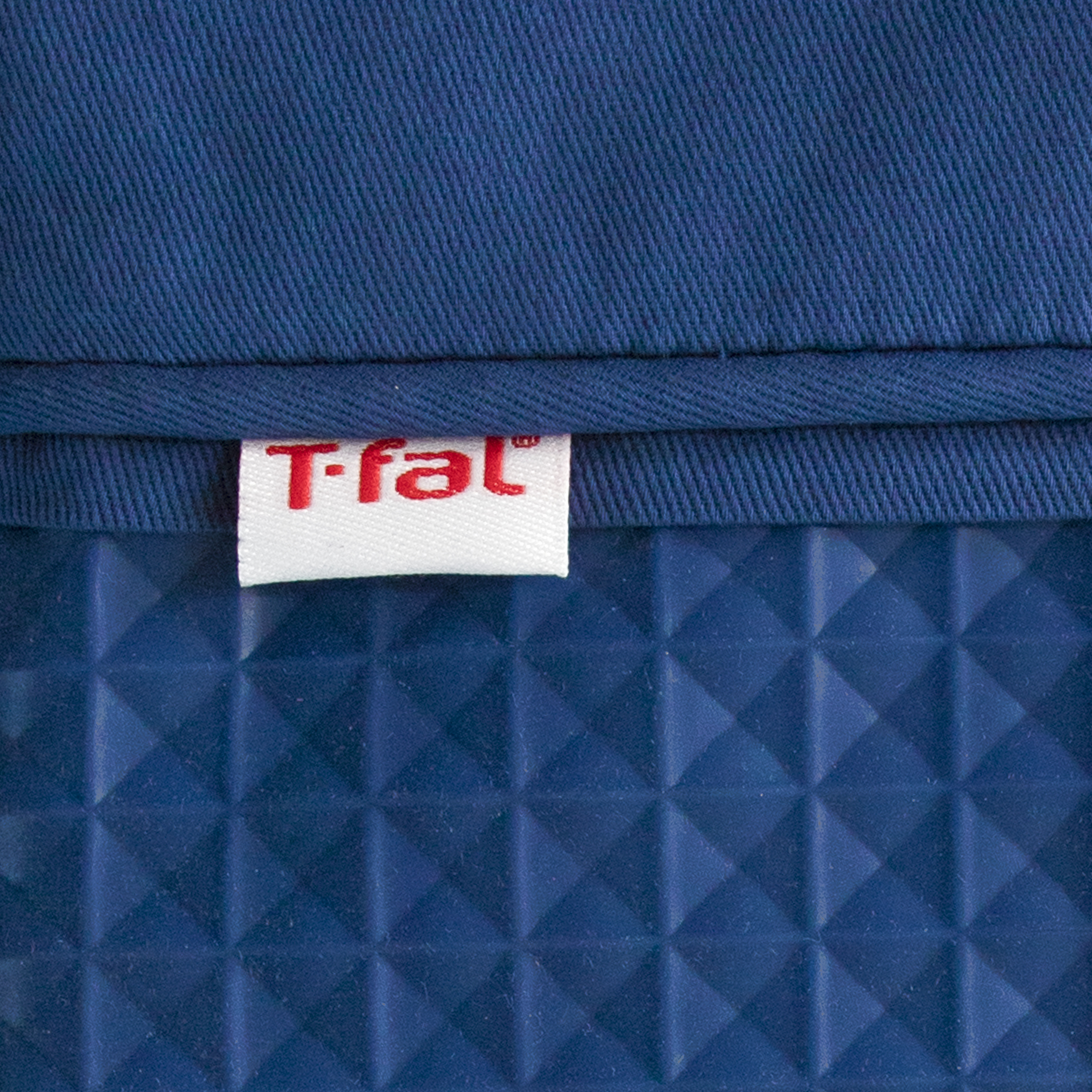 T-fal Flexible Waffle Silicone Oven Mitts, Set of Two, Blue