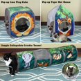 thumbnail image 3 of Set de juego para gatos Kitty City Safari Jungle con cubo, túnel y escondite, 3 of 7