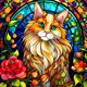 thumbnail image 1 of 5D DIY Taladro Vidrieras Gato Kit Del (A7424), 1 of 9