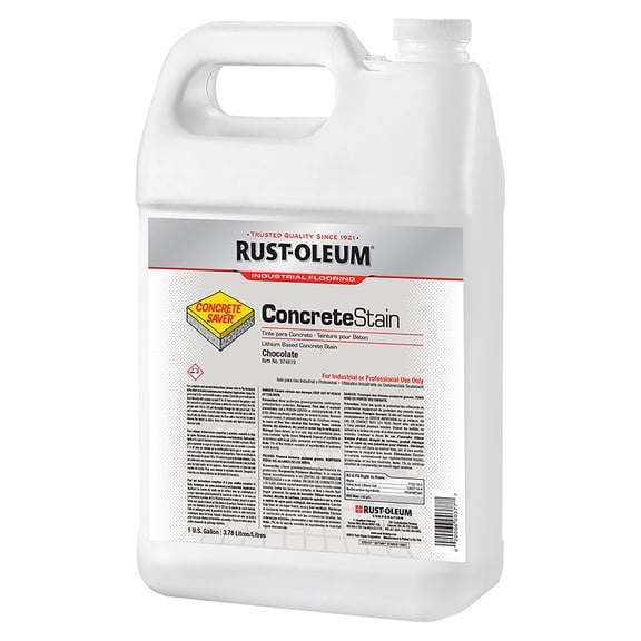 Rust-Oleum 374819 Concrete Stain Chocolate gal