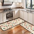 thumbnail image 3 of Kitchen Rugs Sets Of 2,Red Mushroom Light Pattern Anti Fatigue Kitchen Mat Rugs Non Slip Washable,Decorative Kitchen Floor Mats for Kitchen,Sink,Laundry,17"x47"+17"x47", 3 of 5