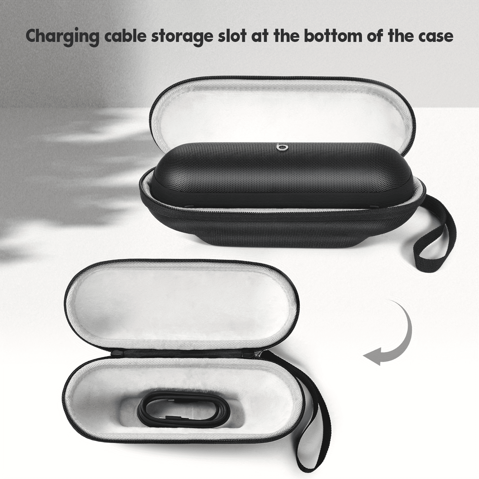 Hard Case Suitable for Portable Charger 20000mAh, Waterproof Shockproof Power Bank Carrying Protective Case, Case Only