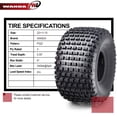 thumbnail image 4 of WANDA Set of 4 New ATV Tires 22X11-10 4PR P322 Dimple Knobby - 10030, 4 of 8