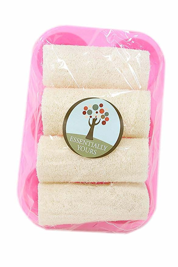 Loofah and Soap Mold Kit Exfoliating Natural Loofah Sponges with