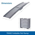 thumbnail image 4 of TRIXIE 59-in Pet Ramp for Small to Medium Dogs up to 55 lbs, Easy to Store, 4 of 8