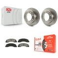 thumbnail image 1 of Transit Auto Front Disc Brake Rotors and Semi-Metallic Pads Kit for Car Ford F-350 Super Duty F-250 Excursion K8S-100123, 1 of 11