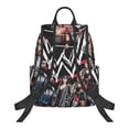thumbnail image 3 of 14.7in Wres-Tler W-W,E Backpacks Front Pocket Laptop Bag Cartoon Bags Bookbag Daypack Outdoor Travel, 3 of 8