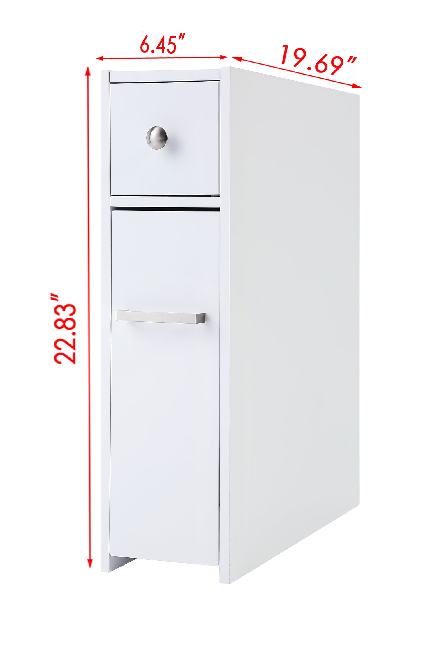 bathroom storage cabinets slim spaces on Spirich Slim Bathroom Storage Cabinet Free Standing Toilet Paper Holder Bathroom Cabinet Slide Out Drawer Storage White Walmart Com Walmart Com