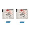 thumbnail image 7 of FORMRS 13-13.3 inch Laptop Sleeve Case Soft Carrying Quilted Computer Bag Cover, Pink Flower, 7 of 7