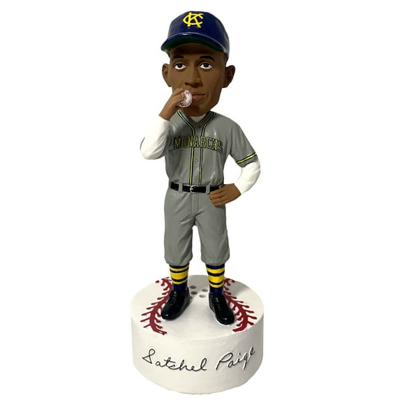 Satchel Paige Kansas City Monarhcs Talking Baseball Bobblehead Negro Leagues