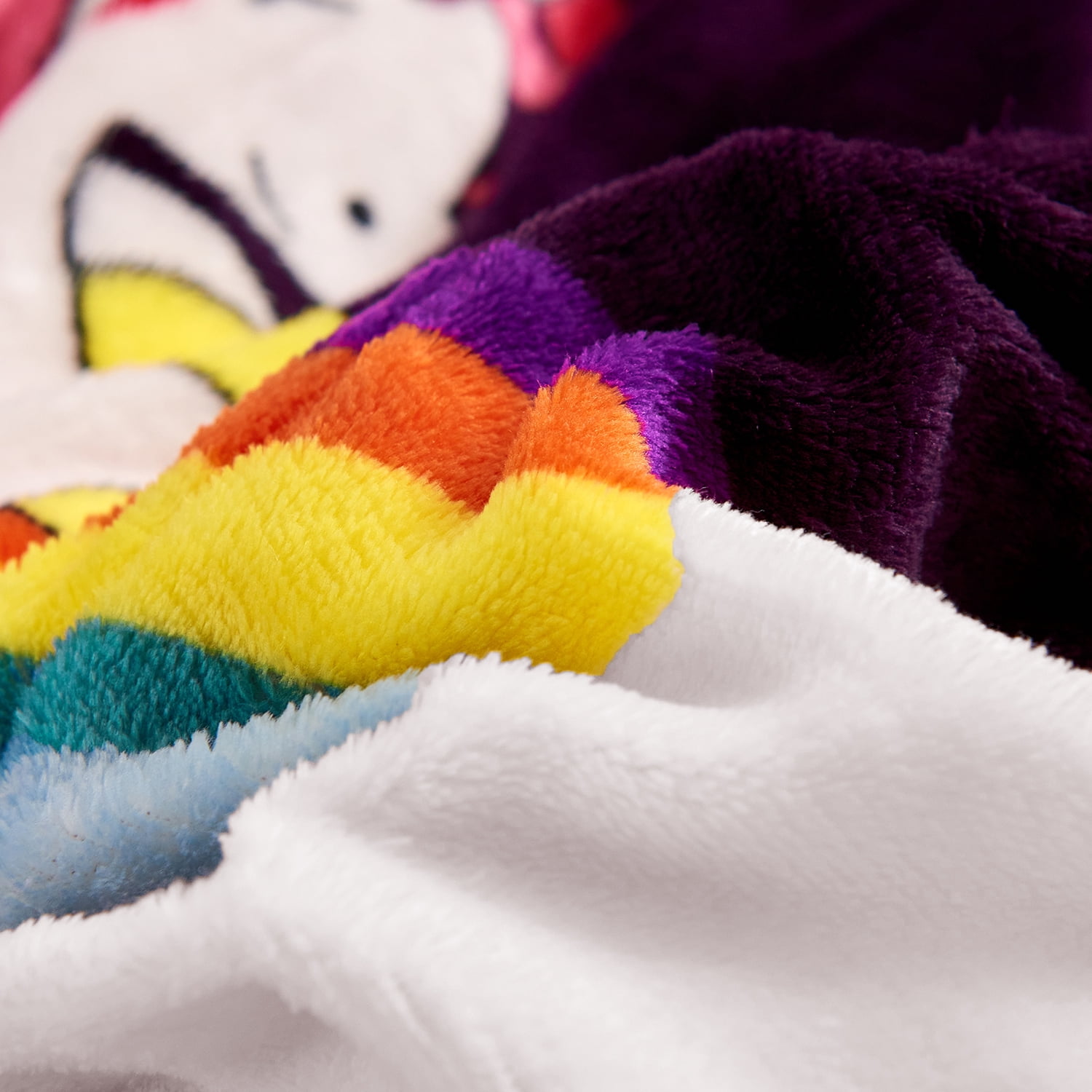 NC Sherpa Blanket Multi-color Reversible Bed Blankets Twin (Count 2)