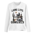 thumbnail image 3 of MHFRRA Camisetas de Manga Larga Estilo Western para Mujer, Camisetas Vintage de Música Country para Otoño, Sudaderas para Senderismo y Viajes, Camisetas Blanco, 3 of 3