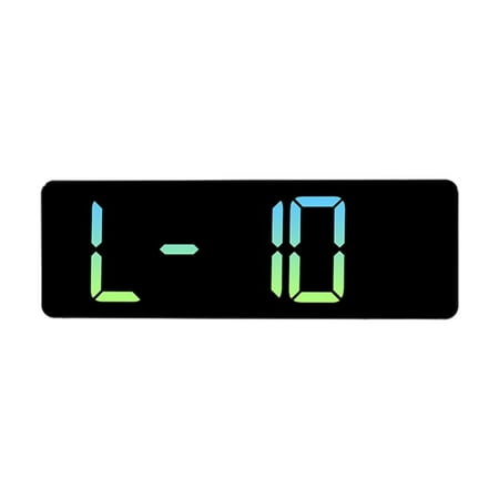 Digital Clock with Large Display, Large Screen Bedsides Clock 12/24 Alarm Clock