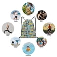 thumbnail image 6 of Balery Hawaiian Style Pattern Drawstring Backpack Bag Sport Gym Sackpack Cinch Bags Pattern Drawstring Backpack Bag Sport Gym Sackpack Cinch Bags -Small, 6 of 6