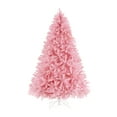 thumbnail image 2 of 6.5ft Pink Christmas Tree with Lights, Tree Prelit with 978 Branch Tips, 450 Warm Lights and Metal Stand by Homestock, 2 of 9