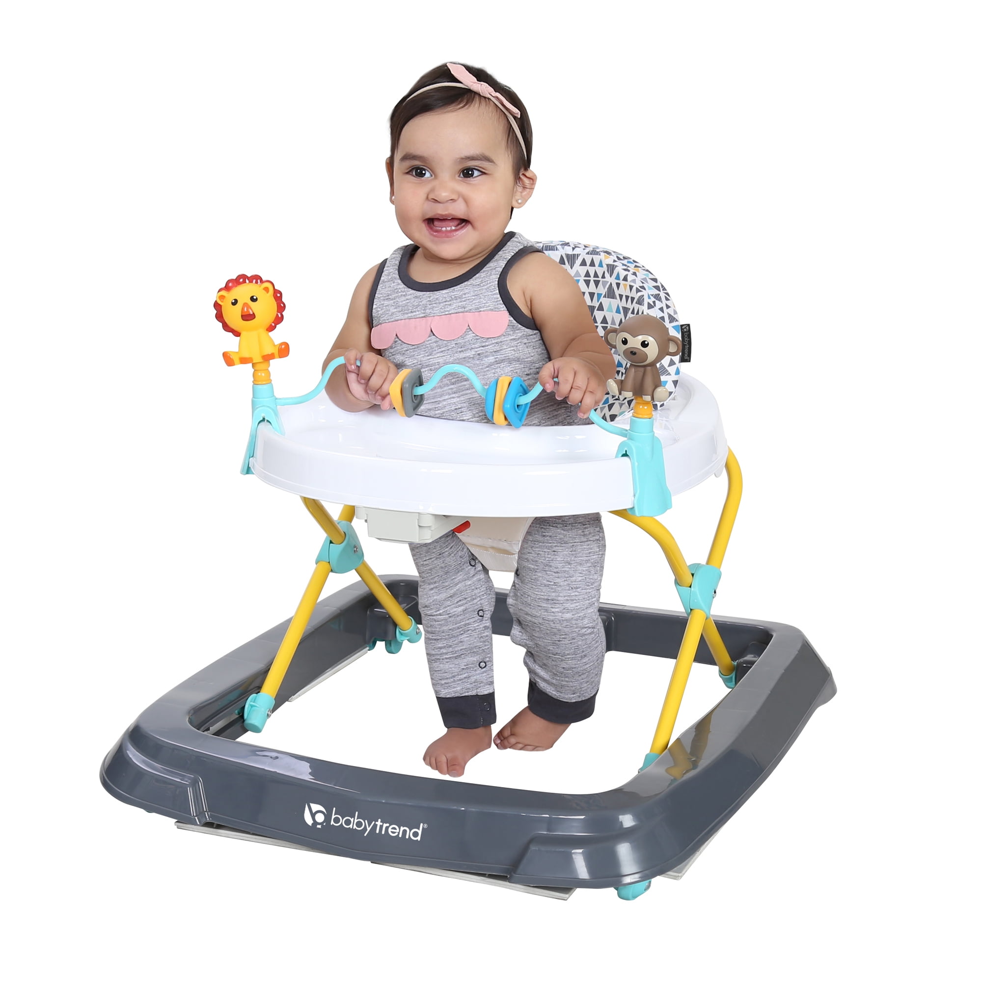 Buy Baby Trend Baby Walker with Removable Toy Bar and Large Tray Zoo