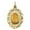Yellow, variant on 14K Gold Miraculous Medal - 2/3 Inch X 3/4 Inch 14K Yellow Gold