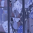 thumbnail image 1 of Ahgly Company Machine Washable Indoor Square Transitional Sky Blue Area Rugs, 4' Square, 1 of 7