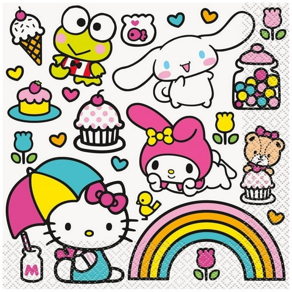 Hello Kitty 16 Ct Paper Luncheon Napkins