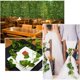 thumbnail image 3 of Decoración para fiestas de bodas, decoración inspirada en la naturaleza, guirnaldas de hiedra artificial, fácil de instalar, pantalla de privacidad, relleno de jardineras, ideal para decoración, 3 of 5