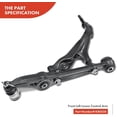 thumbnail image 4 of A-Premium 10Pcs Front Suspension Kit Control Arms and Ball Joints Assembly Compatible with Honda Civic 92-95 Civic del Sol 93-97, 4 of 9