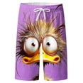 thumbnail image 3 of XINPING Cargo Shorts for Men Casual Palm Tree Print Quick-Dry Vacation Beach Shorts with Pockets Upf 50+ Sun Protection Summer Swimwear, 3 of 5