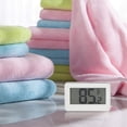 thumbnail image 3 of Balepha Precise Digital Refrigerador Congelador Termómetro Termómetro de habitación Pantalla LCD Celsius o Fahrenheit Fácil de operar con gancho (negro + blanco) Sailing Electrónica, 3 of 6