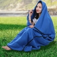 thumbnail image 5 of Portable Sleeping Bag Liner Microfiber Fleece Travel Sheet Sleep Sack Zippered Camping Blanket for Outdoor Camping Tent Bed, 5 of 9