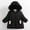 Black, variant on NAISIBABY Girls Puffer Jacket 4T, Zip Up Fluffy Hooded Thicken Warm Winter Cute Padded Coat Green(1-5T)