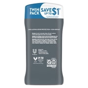 Dove Men+Care Deodorant Stick For Men Aluminum Free 72-Hour Odor Protection Clean Comfort Mens Deodorant With 1/4 Moisturizing Cream, 3 oz 2 Pack